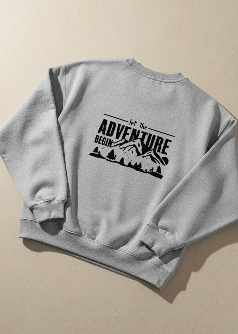 Let the Adventure Begin-Unisex Sweatshirt
