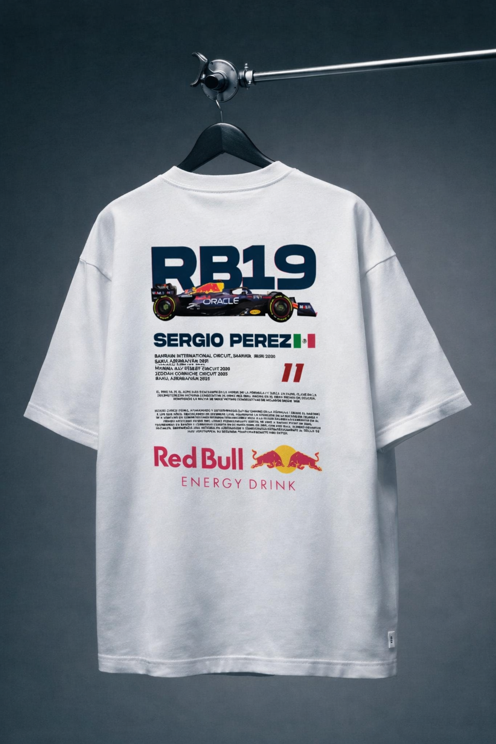 Red Bull F1 RB19 Driver Edition Oversized T-Shirt