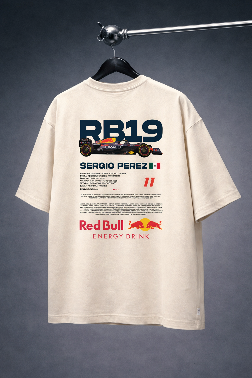 Red Bull F1 RB19 Driver Edition Oversized T-Shirt