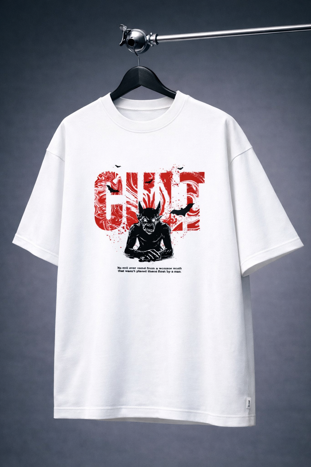 Cult Demon Graphic Oversized T-shirt